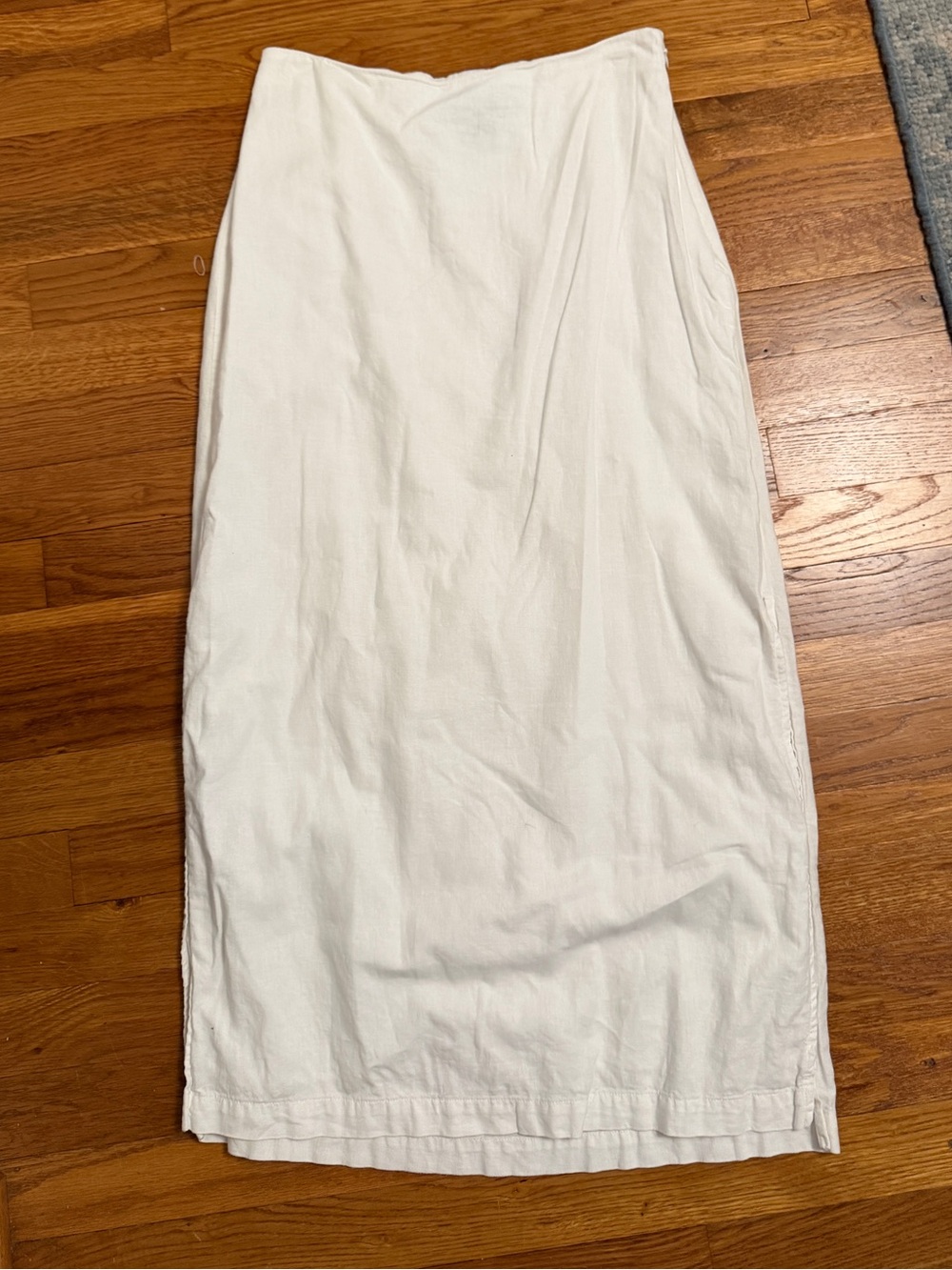 GAP White Linen Midi Skirt